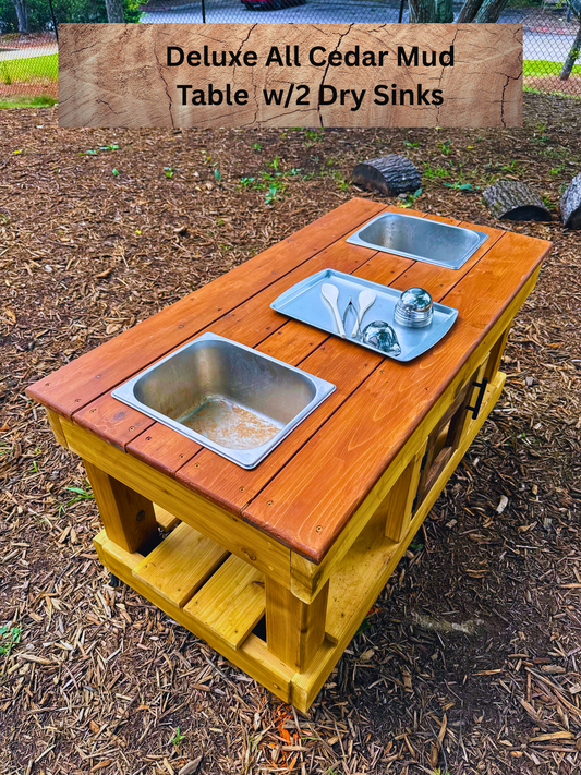 Four-Sided Mud Table – Customizable Outdoor Fun for All Ages