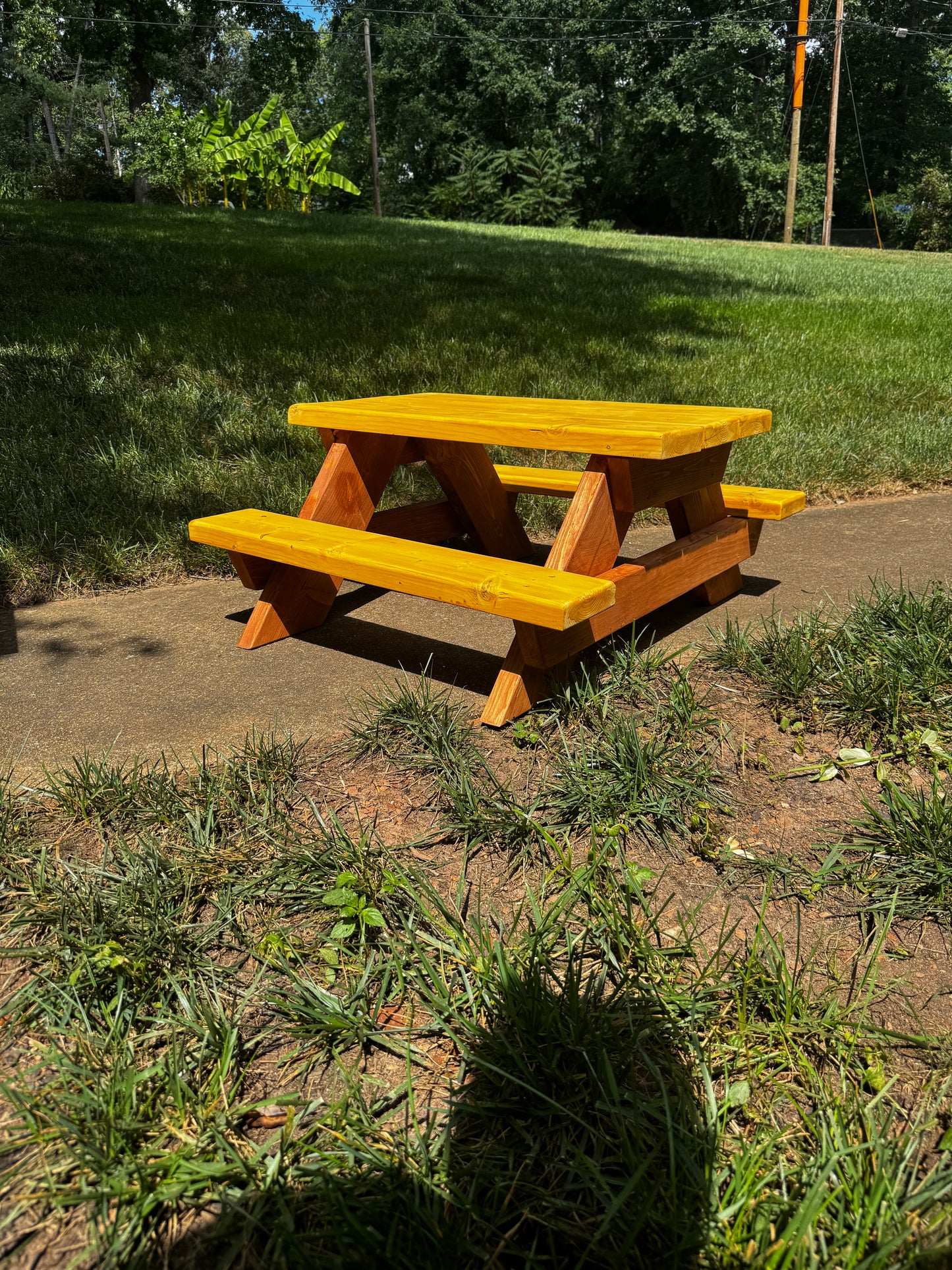 Kids Picnic Table – Handmade Outdoor Seating for Little Ones