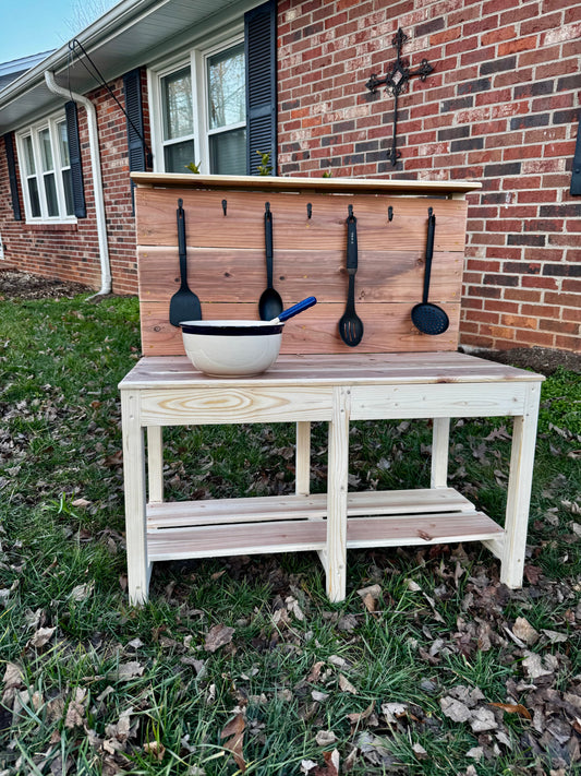 Basic Compact Mud Kitchen- Unfinished