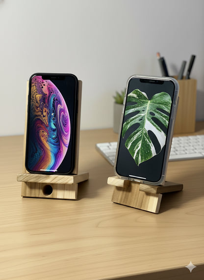 Wooden Phone Stand