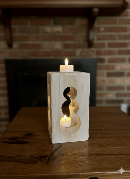 Snowman Tea Light
