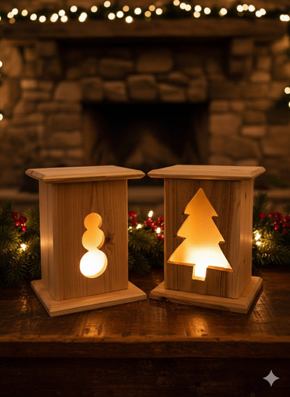 Rustic Wooden Lanterns