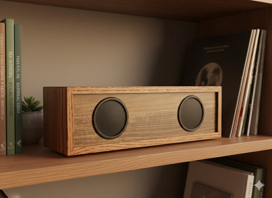 Handmade Wooden Bookshelf Speaker