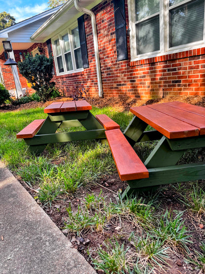 Kids Picnic Table – Handmade Outdoor Seating for Little Ones