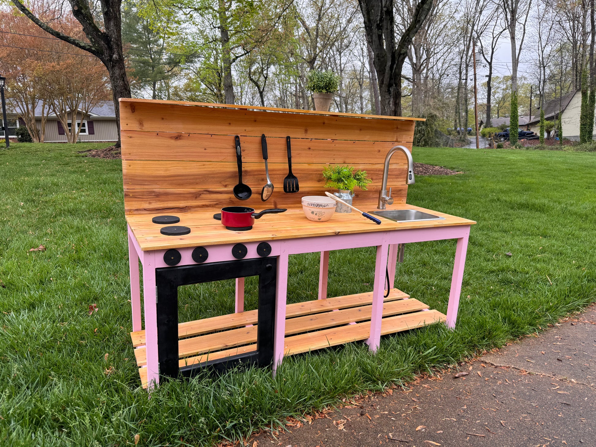 Diy Outdoor Play Simple Play Kitchen Outdoor Play Kitchen Diy Sales