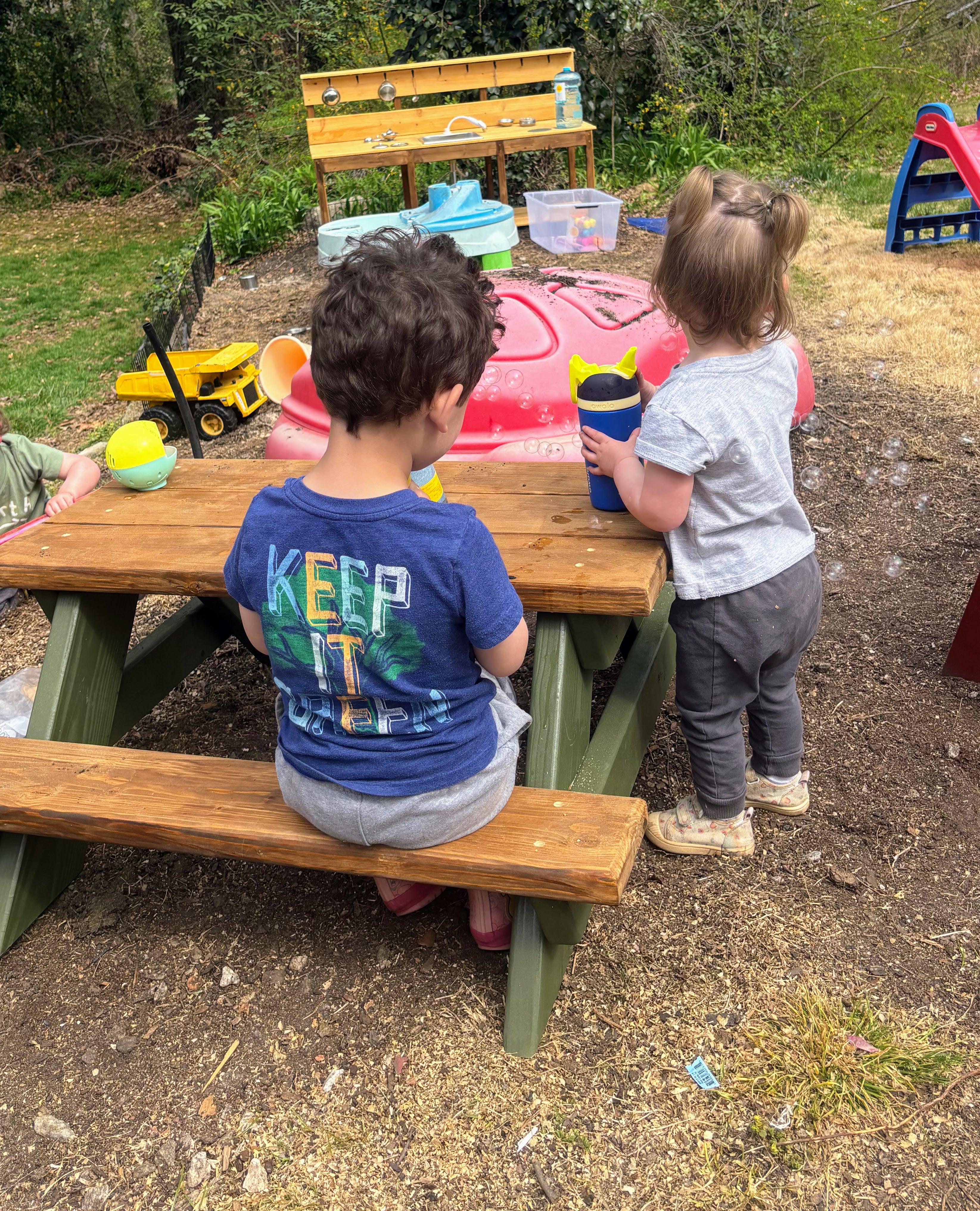 Kids' Wooden Picnic Table | Handcrafted Outdoor Play | RBJ Woodworks