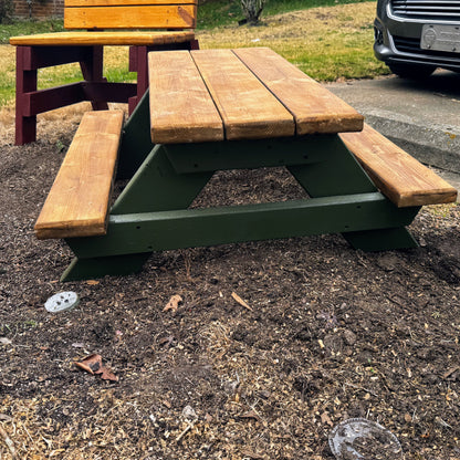 Kids Picnic Table – Handmade Outdoor Seating for Little Ones